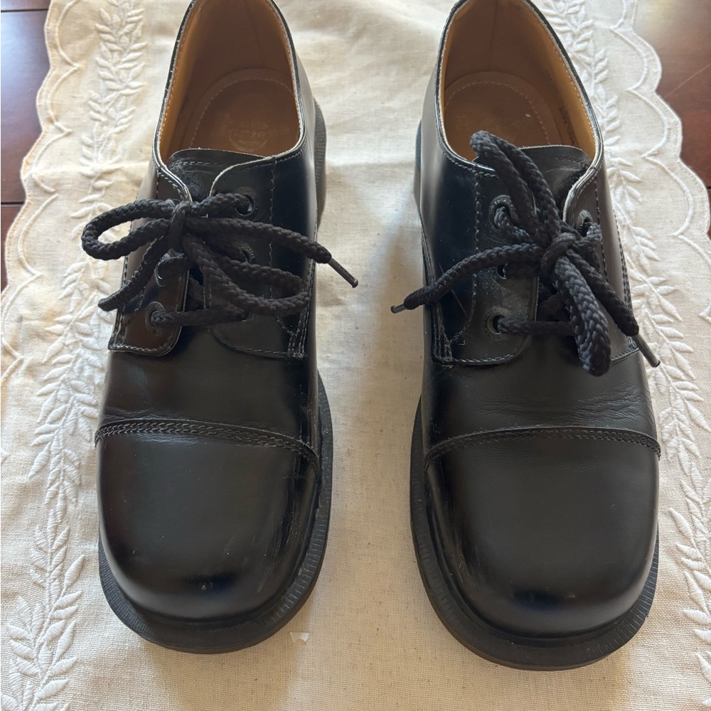 Dr. Martens Black Leather Oxfords - Picture 8 of 8